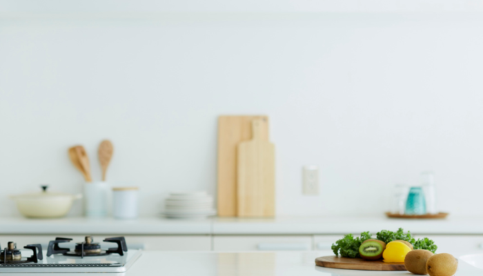 キッチンの調理台