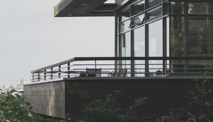 海外チックなおしゃれなベランダ