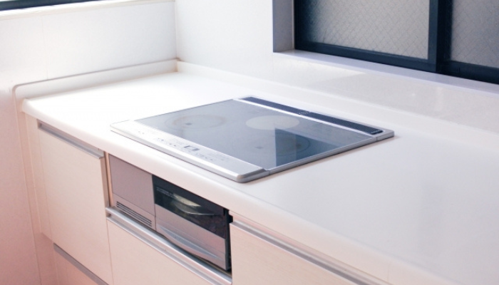 リフォームされたIHキッチン