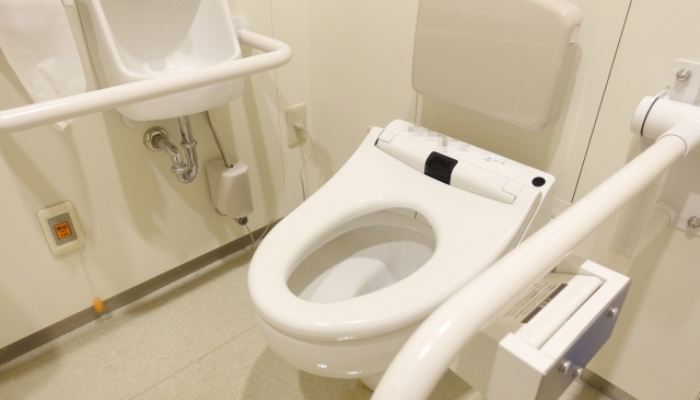 介護リフォームされたトイレ