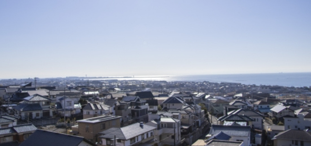 常滑市の街の風景